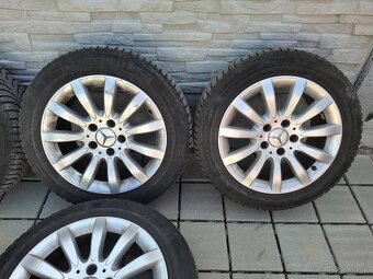 Alu disky 5x112 R16 Mercedes + 205/55 R16 zimné pneumatiky - 3