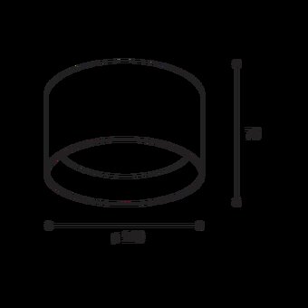 Stropné svietidlo biele stmievateľné - 3