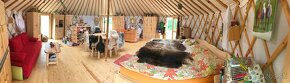 Jurta - nová a nepostavená ke skvělému bydlení průměr 8m50m2 - 3