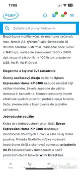 Epson tlačiareň - 3