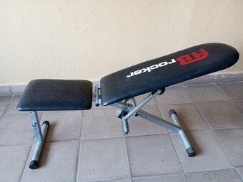 Nastaviteľná skladacia lavička aj na brucho AB-ROCKER - NOVÁ - 3