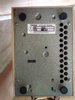 Starý drevený telefón TESLA -CS20 - 3
