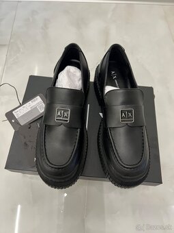 Mokasíny Emporio Armani, prava koža - 3