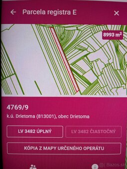 Investičná orná pôda s nádherným výhľadom DRIETOMA 8993m2 - 3