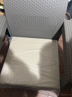 Ratanové sedenie – sivé - 3