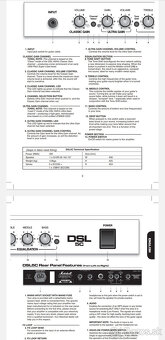 Predám kombo Marshall DSL5C - 3