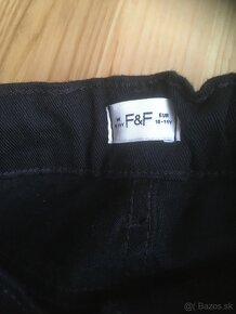 Čierne chlapčenské nohavice F&F 10-11rokov/146 - 3