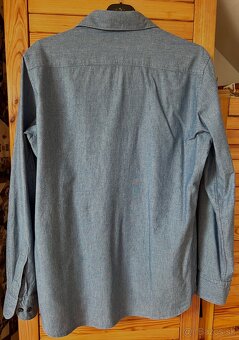 Modrá košeľa, Massimo Dutti, L - 3