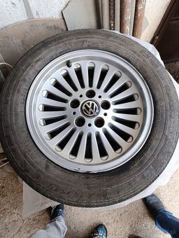 Predám letné pneumatiky 205/65 R16 C s diskami 5x112 - 3