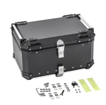 Topcase hliníkový 65L,alu kufor - 3