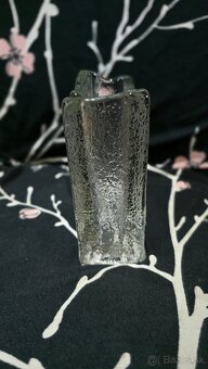 Masívna váza z ľadového skla – Švédsko - 3