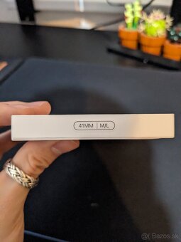 Apple Watch náramok Midnight M/L - 3