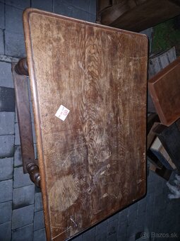 12 - Predám masívny dubový stôl - 3