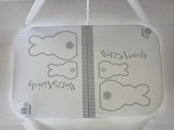 BREVI Detská ohrádka CIRCUS ITALIA - biely zajačik 125x79 cm - 3