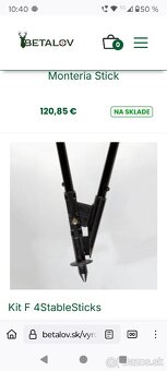 Predám Strelecká palica 4StableSticks cena 100 eur - 3