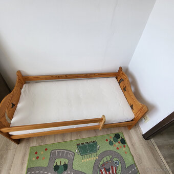 Detska postel 84x164 cm s vzorovanym celom postele - 3