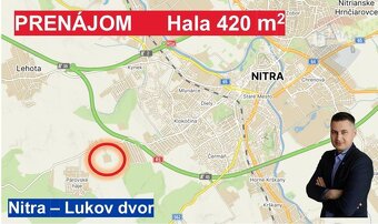 Prenájom haly 420 m² , Lukov dvor - Nitra. - 3