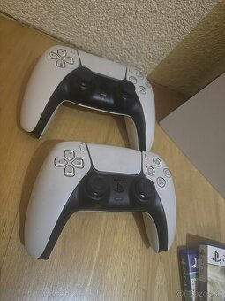 PlayStation 5 – ako nová, top stav, 2 ovládače + 4 hry - 3