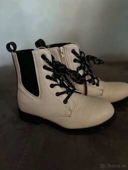 Dievčenské kožené topánky veľ.33 - 3