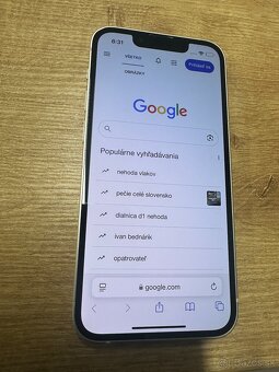 Predám iPhone 13 mini Starlight 128GB - 3