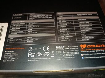 Cougar AQUA 240 Vodný chladič - 3
