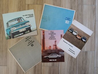 Prospekty Audi - Auto Union, NSU, DAF, BMW 60.-90. léta. - 3
