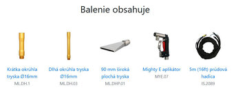 stroj čistenie suchým ľadom ICEsonic Mighty E +3x tryska ø16 - 3