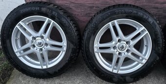 5x112,R16-BROCK,6,5J,et38,205-60-Semperit-1423-8mm+ - 3