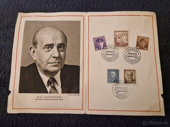 predám pamätné listy ČSR r.1948 - 3