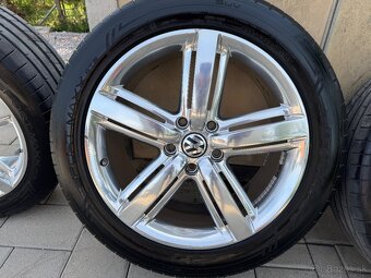 Chrómové Alu disky Volkswagen penu 275/45R20 Dunlop - 3