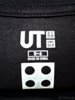 Nenosené Uniqlo LEGO triĉko "Vesmír", 5-6 rokov - 3