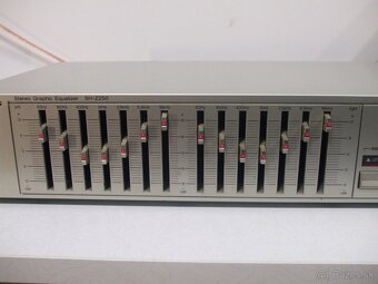 2x7 pasmovy striebor. Equalizer TECHNICS SH-Z250 Japan, AE41 - 3