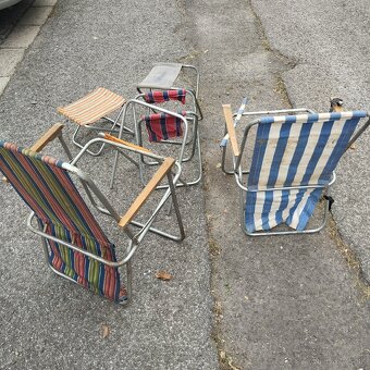 Retro stoličky na renováciu,všetky spolu za 7 eur - 3