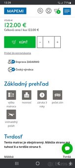 Matrac , matrace, madrac, madrace 80 × 200 - 3