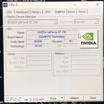 NVIDIA GeForce GT 730 2 GB GDDR6 (GK208) - 3
