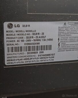 Predám starší TV LG - 3
