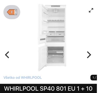 Chladnička s mrazničkou Whirlpoll - 3