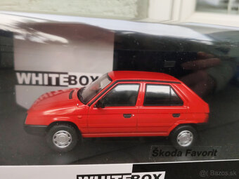 ŠKODA FAVORIT - KOVOVÝ, NOVÝ model, mierka 1:24 - 3