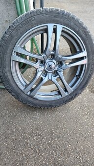 Sada al. diskov 5x112 R17 s pneu 225/45 (DOT 1624) - 3