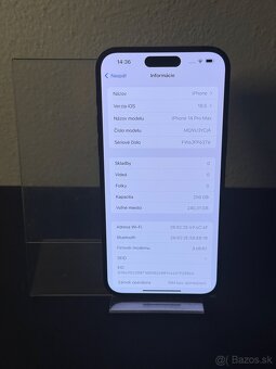 Predám Apple iPhone 14 PRO MAX 256GB Black Bežné známky - 3