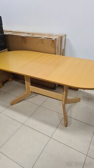 Kuchynský rozťahovací stôl oval 148/192x88 - 3