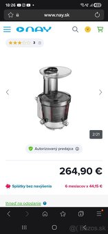 Kitchenaid odšťavovač - 3