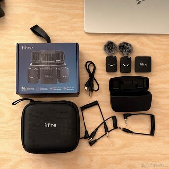 FiFine M9 bezdrôtový mikrofónový systém - 3