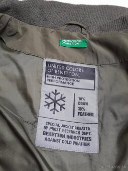Páperová bunda Benetton M - 3