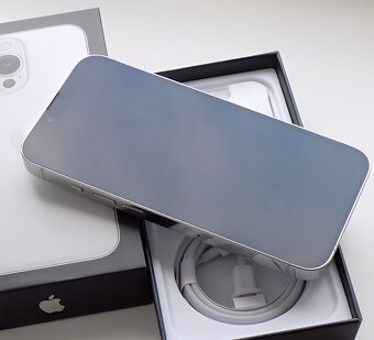 iPhone 13 Pro Max Silver BATERIE 100% TOP - 3