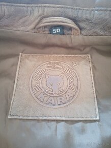 Kožený kabát Kara veľ. M - 3