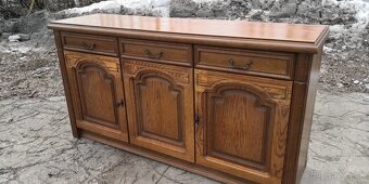 Rustikálna masivná komoda - 3