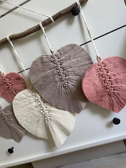 Macrame obraz lístky 72x48cm - 3