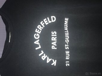 KARL LAGERFELD originál black damske tricko S/M - 3