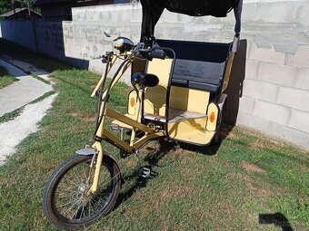 Elektrická trojkolka (Žltý taxi) Cargo s elektrickým motorom - 3